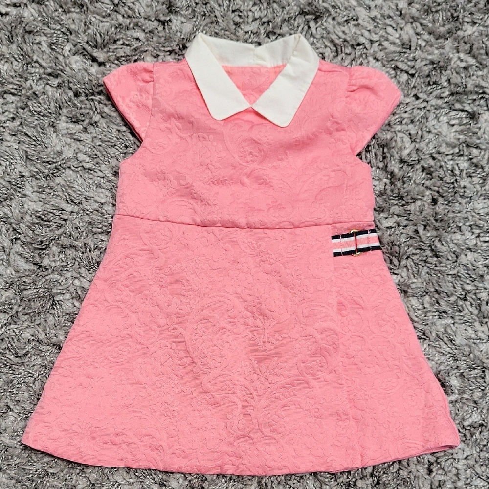 Janie and Jack Pink Dress In Size 6-12 Months